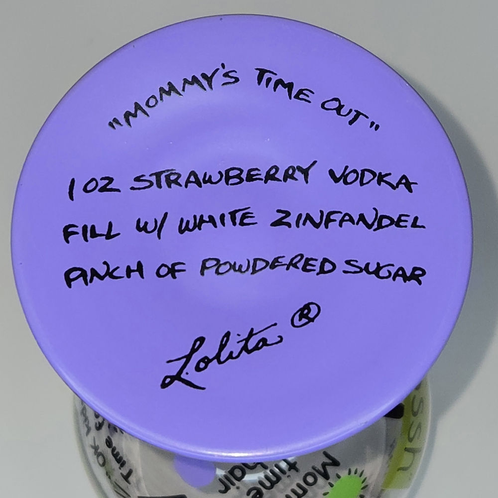 Lolita Mommy’s Time Out Hand Painted Wine Glass Enesco - Picture 5 of 8
